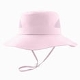 thumbnail image 1 of Ccpelsie Children Boys and Girls Sun-Bucket-Hat Outdoor Fishing-Hat Boonie-Cap for 2-14 Years Kids Pink,1-3 Years, 1 of 9
