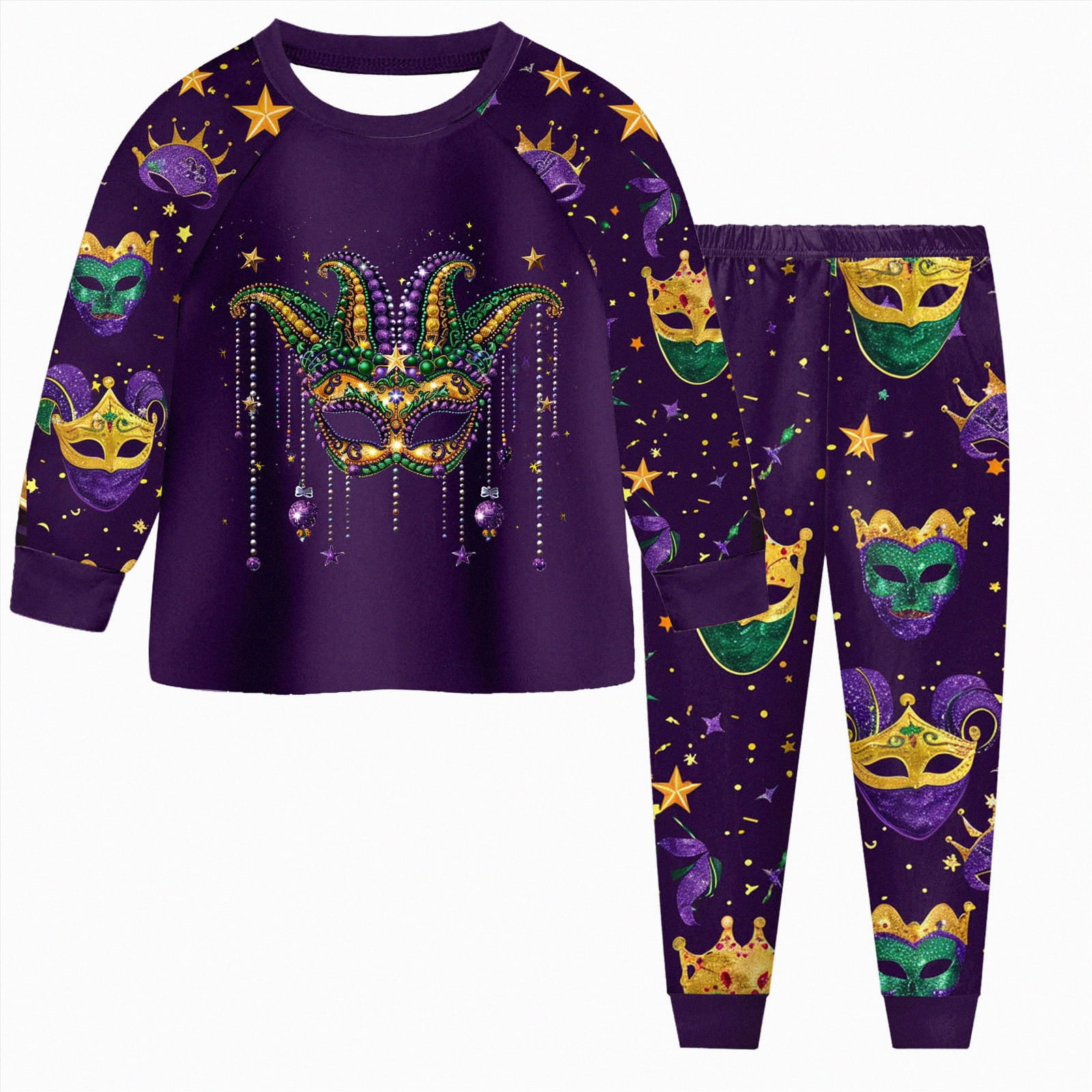 Ccpelsie Children's All-Day Play Carnival Set 2 Piece Soft Cotton ...