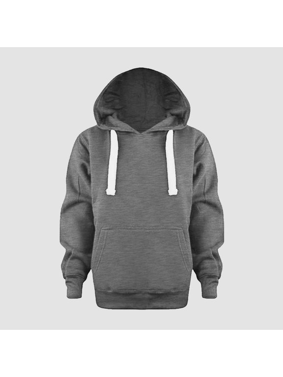 Fall Coats for Kids with Hoods Sweatshirt Color Solid Zip Long Top Sleeve Up Jacket for Baby Boys Girls Grey,4-5 Years
