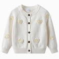 Ccpelsie Girl Cute Pattern Knit Sweater Cardigan Fall Winter Warm ...