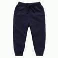 thumbnail image 1 of Ccpelsie Girl's Baggy Sweatpants Print Elastic Waist Wide Leg Pants Joggers Track Pants Trendy for Big/Little Kids(Navy,8-9Years), 1 of 4