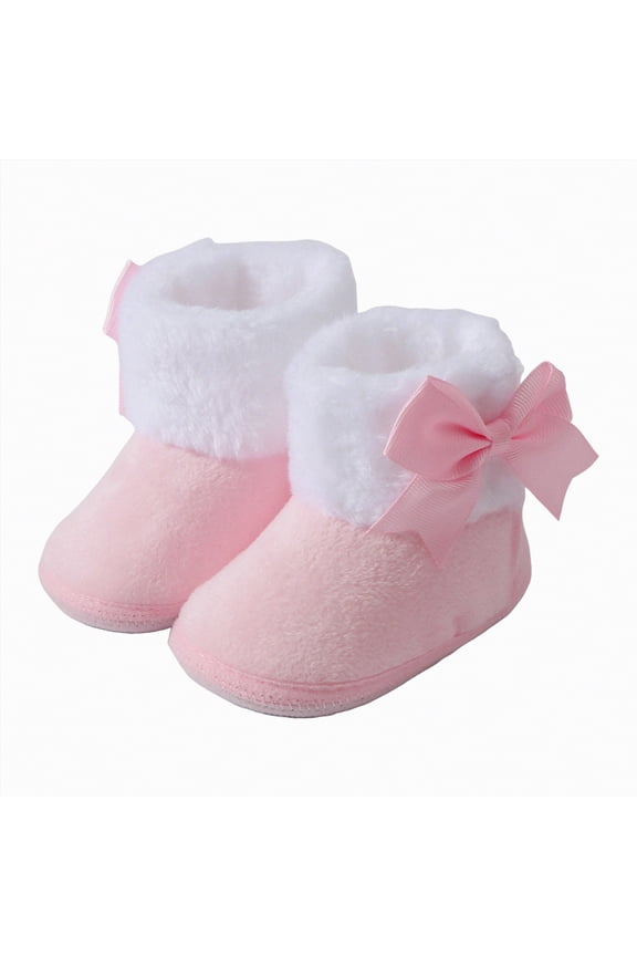 Girls Ankle Boots Kids Girls Dress Boots Winter Girl Boot Shoes(Pink,5)