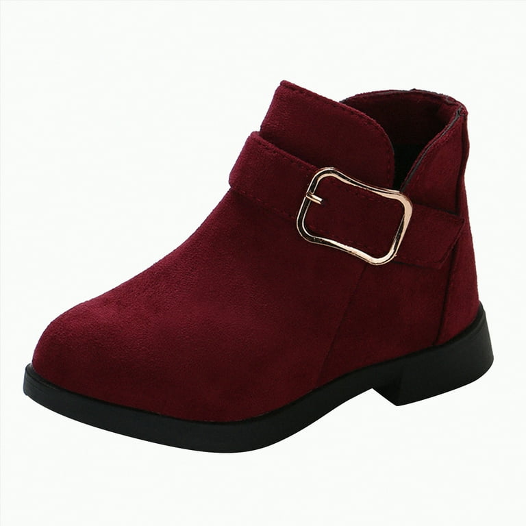 Ankle Boots Red Toddler Booties Ccpelsie Girls Ankle Boots Low