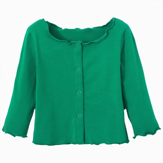 Ccpelsie Girls Button Cardigan Sweaters Kids Long Sleeve Fall Winter ...