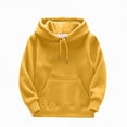 thumbnail image 1 of Ccpelsie Girls Clothes Hoodies for Toddler Girls Activewear Long Sleeve Sweatshirts for Big/Little Kids(Yellow,4-5 Years), 1 of 3
