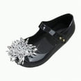 thumbnail image 1 of Ccpelsie Girls Dress Shoes-Mary Jane Shoes for Girls, Princess Wedding Party Flower Girl School Shoes Flats for Little/Big Kids(Black,11), 1 of 4