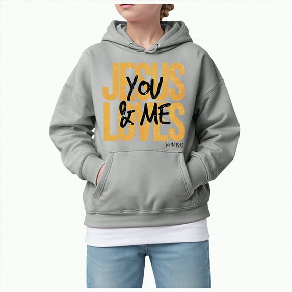 Ccpelsie Girls Fleece Pullover Hoodies Sweatshirt Casual Loose Outwear Coat with Pockets for Kids(Grey,6-7 Years)