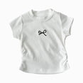 thumbnail image 1 of Ccpelsie Girls Graphic T-Shirts Casual Short Sleeve Tee Tops Cute Trendy Girls Clothes White,2-3 Years, 1 of 9
