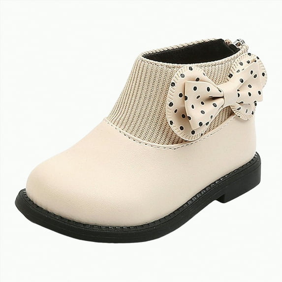 Ccpelsie Girls Side Zipper Glitter Ankle Boots(Toddler/Little Kid/Big Kid)(White,5.5)