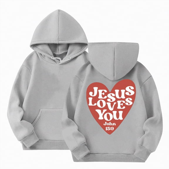 Ccpelsie Girls Solid Soft Hooded Sweatshirt Classic Oversized Hoodies Loose Pullover Sweatshirts with Pocket for Kids(Grey,10-11 Years)