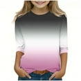 thumbnail image 1 of Ccpelsie Girls Sweaters Kids Long Sleeve Crewneck Fall Knit Tops Cute Pullover Jumper Shirts(Light Pink,4-5 Years), 1 of 5