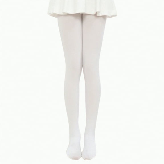 Ccpelsie Toddler Girls Fleece Lined Tights Soft Thick Warm Tights for Cold Winter for Toddler Kids(WH1,2-4 Years)