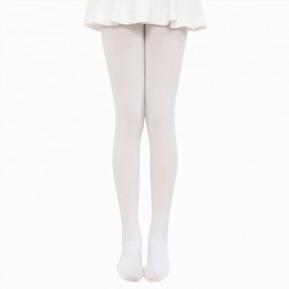 Ccpelsie Toddler Girls Fleece Lined Tights Soft Thick Warm Tights for Cold Winter for Toddler Kids(WH1,2-4 Years)