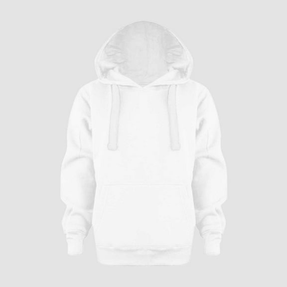 Ccpelsie Kids Boys Girls Solid Color Zip Up Hoodie Sweatshirt Jackets Top Long Sleeve Lightweight Jacket White,13-14 Years