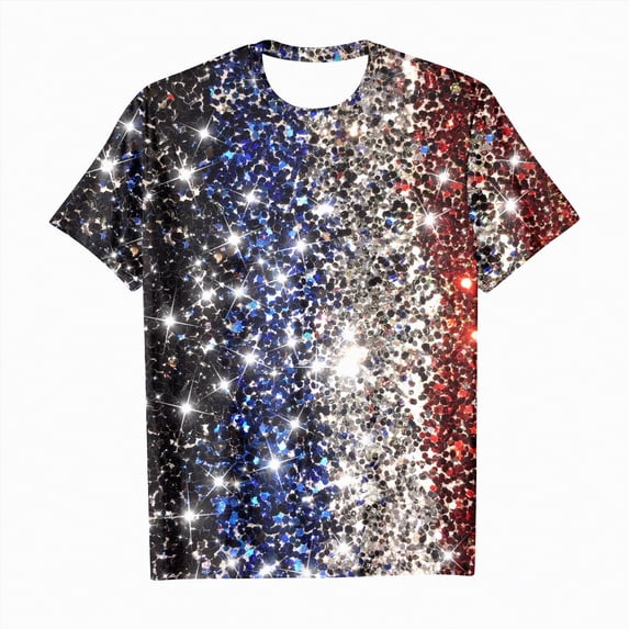 Ccpelsie Kids Boys and Girls T-Shirt Patriotic American Flag Kids Independence Day July 4th T-Shirt(Pink,6-7 Years)