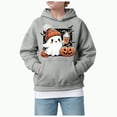 thumbnail image 1 of Ccpelsie Kids Hoodies for Boys Fall Winter Pullover Toddler Warm Hooded Sweatshirt Active Shirts(Grey,6-7 Years), 1 of 5
