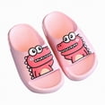 thumbnail image 1 of Ccpelsie Kids Slides Boys Girls Slip On Shower Sandals Comfort Slippers for Summer, Pool, Beach and Water Activities(Red,12), 1 of 9