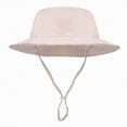 thumbnail image 1 of Ccpelsie Kids Sun Hat Quick Dry Foldable Bucket Hat Lightweight Adjustable Hat for Girls and Boys(Beige,6-10 Years), 1 of 5