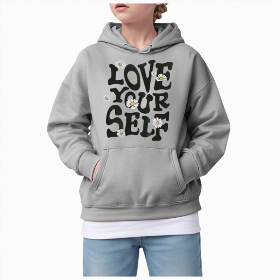 Ccpelsie Kids Tie Dye Sweatshirt Girls Hooded Kangaroo Pocket Pullover Hoodies for Little/Big Girls(Grey,12-13 Years)