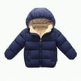 thumbnail image 1 of Ccpelsie Kids Winter Coat Girls Puffer Jacket Warm Winter Coats Packable Outerwear for School And Outdoor Activities(Navy,3-4 Years), 1 of 5
