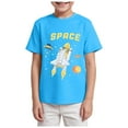 thumbnail image 1 of Ccpelsie Little Boys T-Shirt Summer Casual Athletic Vacation Beach Outfits for Boys Homewear(Sky Blue,9-10 Years), 1 of 4