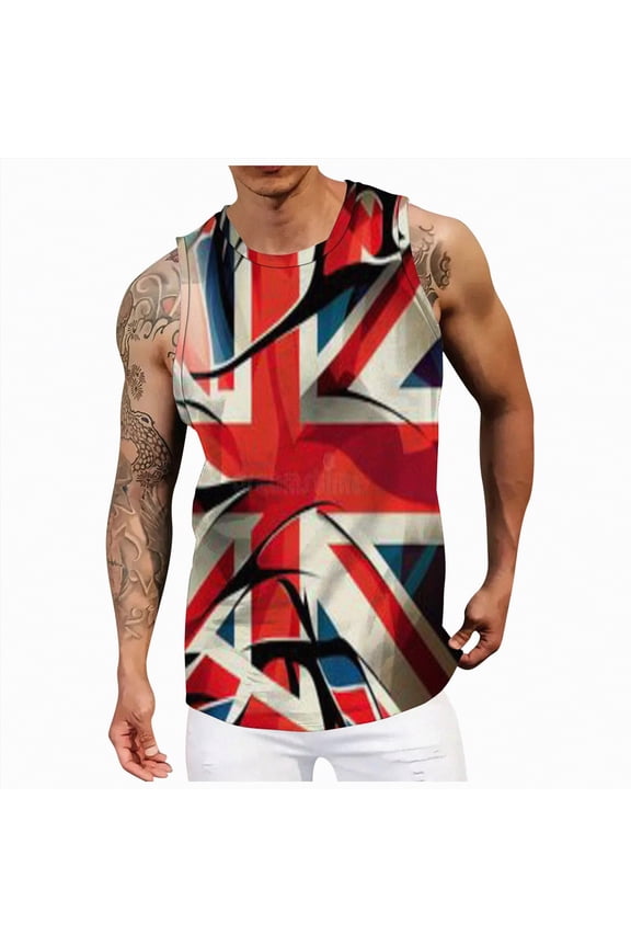 Men's Tank Top Undershirts Soft Cozy Tank Shirt Comfortable Men's Undershirts Daily wear(Blue,XXXL)