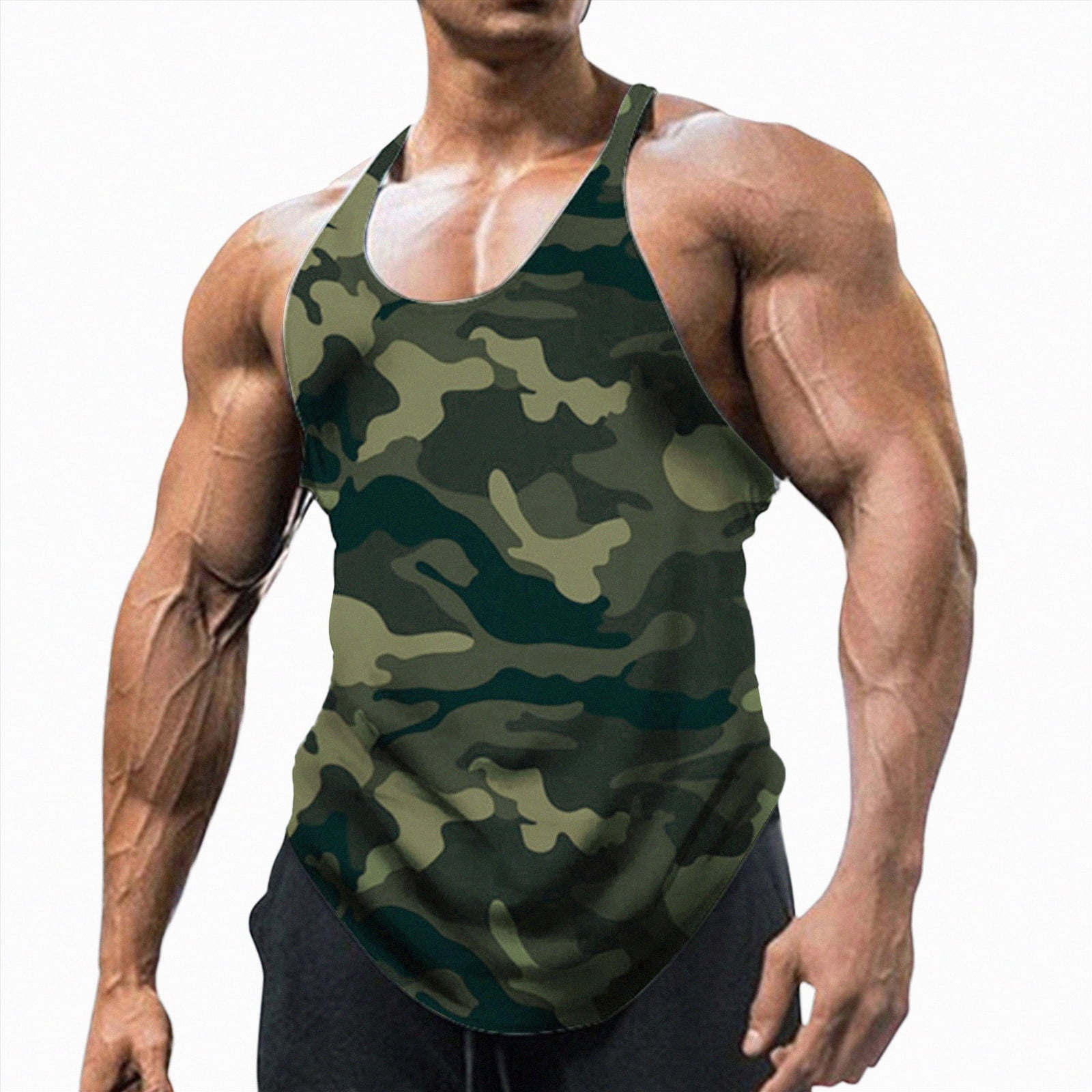 Ben Riley Workout Top Ccpelsie Men's Workout Tank Tops Pack Sleeveless Running Shirts Gym ...