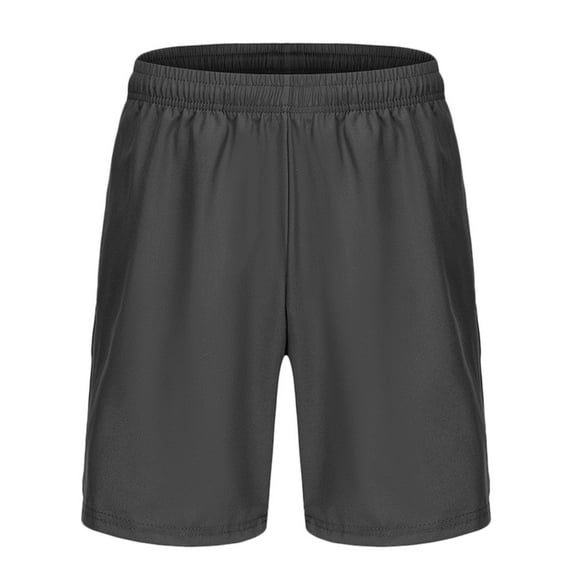 Ccpelsie Mens Casual Shorts Stretch Waist Summer Beach Shorts(Dark Gray,XL)