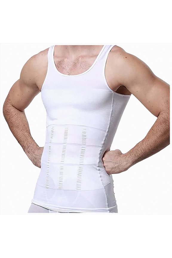 Mens Gym Tank Tops Workout Stringer Shirts Bodybuilding Comfort Fit Quick Dry Athletic(White,2XL)