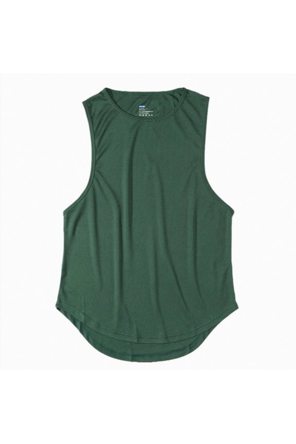 Mens Sleeveless T-Shirts Soft Workout Tank Tops Cut Off Shirts Gym Muscle Tee(AG,XXL)