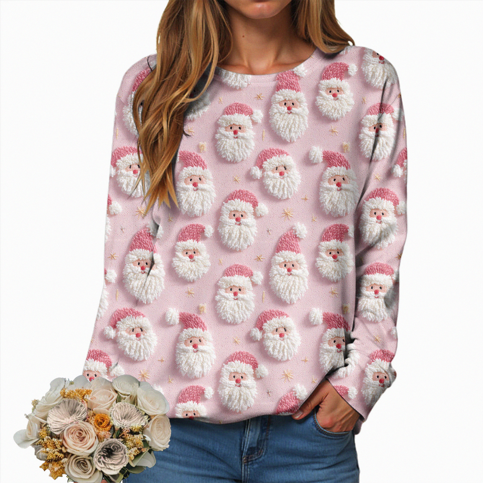 Harper Bright Graphic Christmas Pullover