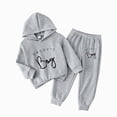 thumbnail image 1 of Ccpelsie Newborn Baby Boy Clothes Long Sleeve Top and Pants Set Fall Winter Outfits 0 3 6 9 12 Months(Grey,2-3 Years), 1 of 5