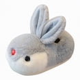 thumbnail image 1 of Ccpelsie Slippers for Little Big Kid House Shoes Warm Cotton Toddler Boys Girls Slippers with Indoor Outdoor(Grey,12), 1 of 5