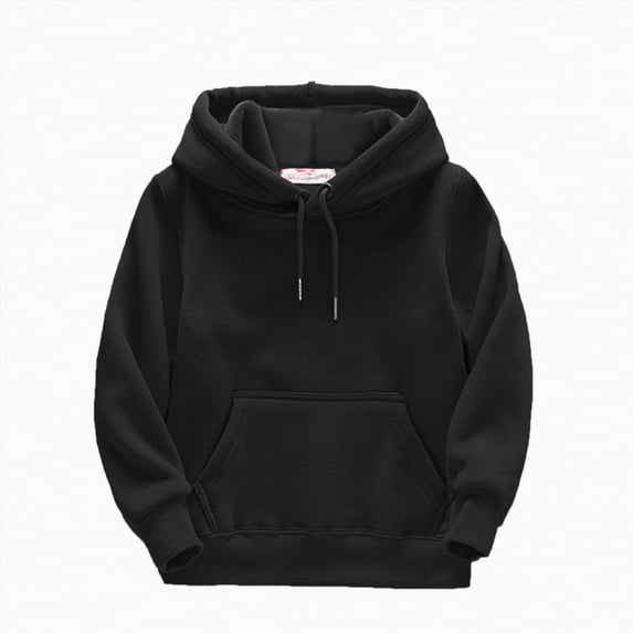 Ccpelsie Sweatshirts for Boys Toddler Kids Little/Big Boy's Pullover Tops Sweaters Hoodies(Black,6-8 Years)