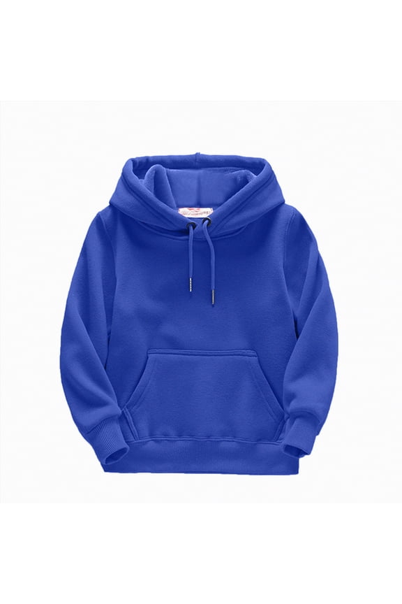 Sweatshirts for Boys Toddler Kids Little/Big Boy's Pullover Tops Sweaters Hoodies(Blue,5-6 Years)