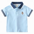 thumbnail image 1 of Ccpelsie Tees for Boys Kids Summer Short Sleeve T-Shirt Cool Print for Boys Casual(Blue,5-6 Years), 1 of 9
