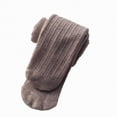 thumbnail image 1 of Ccpelsie Tights for Girls Toddler Casual Leggings Soft Footed Dance Stockings School Uniform Tight(Brown,7-9 years), 1 of 4
