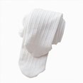 thumbnail image 1 of Ccpelsie Tights for Girls Toddler Casual Leggings Soft Footed Dance Stockings School Uniform Tight(White,9-11 years), 1 of 3