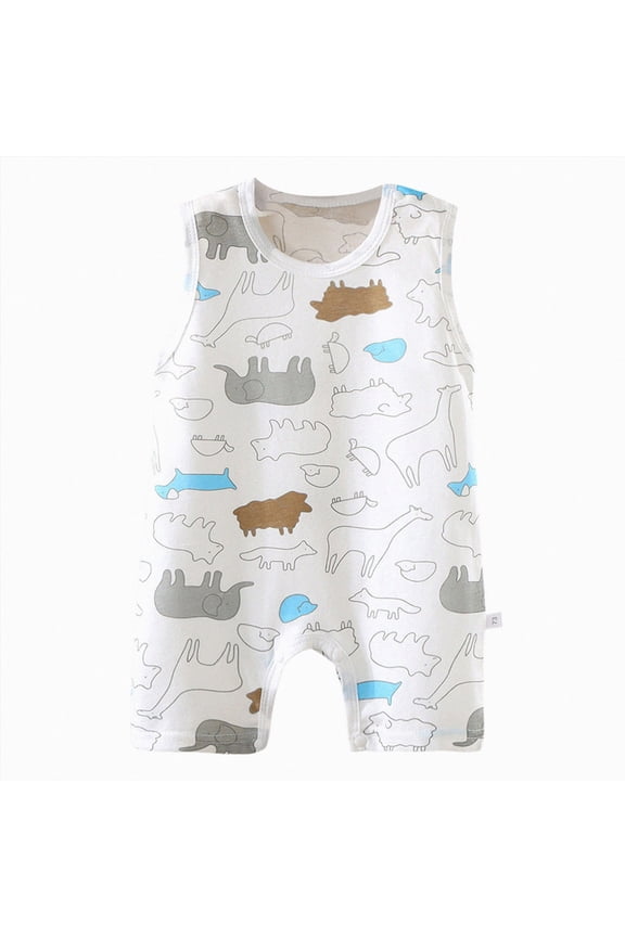 Toddler Baby Boy and Girl Romper Short Sleeve Button Shirt Onesie Jumpsuit Shorts Summer Clothes Outfit Grey,0-6 Months