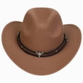 thumbnail image 1 of Ccpelsie Toddler Baby Cowboy Hat Infant Baby Boys and Girls Cowgirl Hats for 2t 3t 4t 5t 6t 7t Kids Western Cowboy Hat(Khaki,3-18 Years), 1 of 7