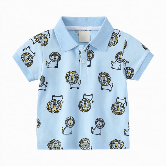 Ccpelsie Toddler Boy T-Shirt for Boys Truck Graphic Tees Little Kids Summer Short Sleeve Tops(Sky Blue,2-3 Years)