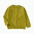thumbnail image 1 of Ccpelsie Toddler Boys Cardigan Sweater Boys Long Sleeve Cotton Sweater Kids Jacket Knit Button Tops Outwear for Fall Winter(Light Green,18-24 Months), 1 of 6