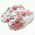 thumbnail image 1 of Ccpelsie Toddler Boys Girls House Slippers Indoor Home Shoes Warm Slipper Socks for Kids Soft Winter Warm Walking Shoes(Light Pink,11), 1 of 9