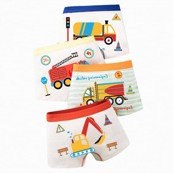 Ccpelsie Toddler Boys Underwear Boxer Briefs Cooling Comfort and Softness Combined(Red,12-15 Years)