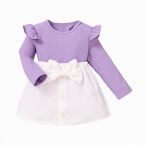 Ccpelsie Toddler Girl Clothes Crew Neck Long Sleeve Top and Skort Set ...