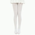 thumbnail image 1 of Ccpelsie Girls Tights Cotton Leggings in Spring Fall Winter Toddler Pantyhose for Big/Little Girls(WH1,4-6 Years), 1 of 4