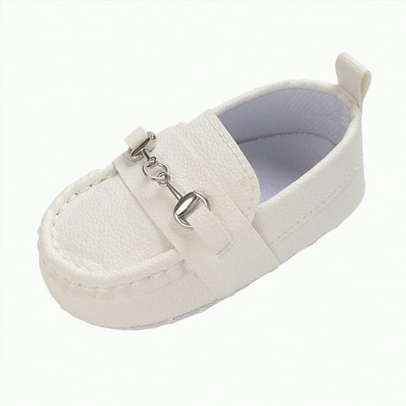 Ccpelsie Toddler Girls Little Kid Ballet Sequin Ribbon Bows Flats Mary Jane Party Dress Shoes for Toddler(White,6)