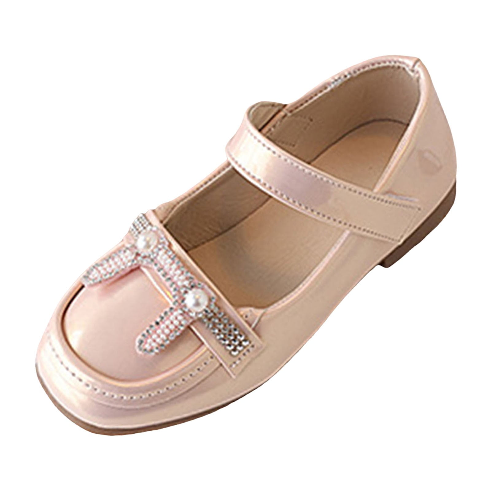 Pink Slip On Ballet Style Dress Shoes Toddler 5-Little Girls 4 main image 1
