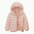 thumbnail image 1 of Ccpelsie Toddler Girls Puffer Jackets Full Zip Warm Winter Coats with Pockets for Big Kid Little Kid(Light Pink,13-14 Years), 1 of 3