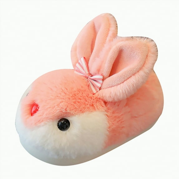 Ccpelsie Toddler Kids Family Household Anti-Slip Indoor Home Slippers for Girls and Boys(Pink,10)